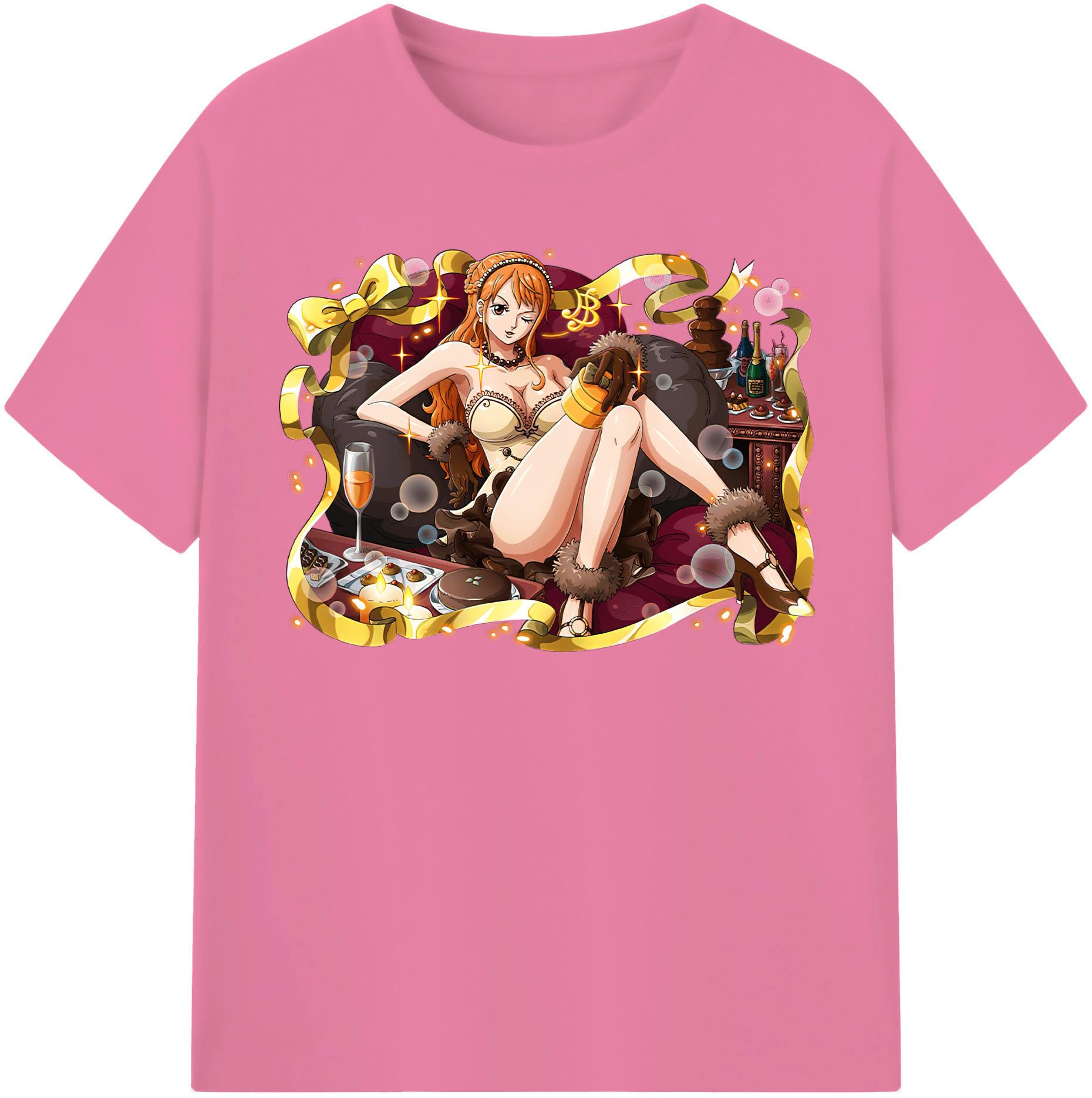 ワンピース ナミ ONE PIECE Nami 綿100％半袖Tシャツ（フロントプリント）